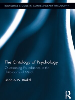 cover image of The Ontology of Psychology